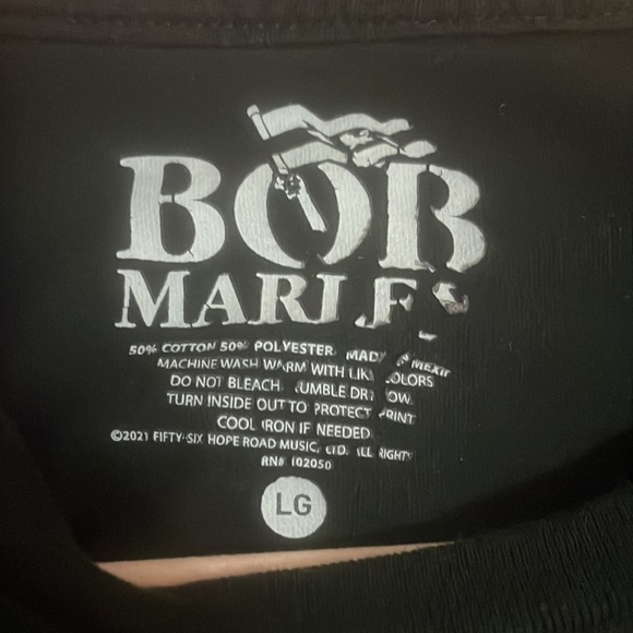 Bob Marley cropped tee - Picture 2 of 3